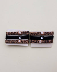 SKINNY HIGH INTENSI'TIES' PACK - NEUTRAL CHEETAH - MerciGrace BoutiqueHair Ties