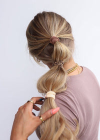 SKINNY HIGH INTENSI'TIES' PACK - NEUTRAL CHEETAH - MerciGrace BoutiqueHair Ties