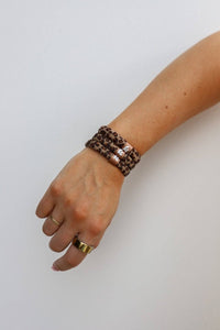 SKINNY HIGH INTENSI'TIES' PACK - NEUTRAL CHEETAH - MerciGrace BoutiqueHair Ties
