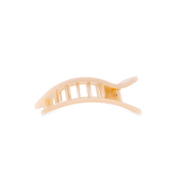 Small Flat Hair Clip - Almond Beige - MerciGrace BoutiqueHair Clips