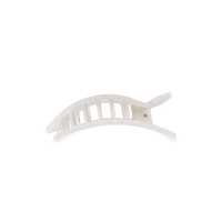 Small Flat Hair Clip - Coconut White - MerciGrace BoutiqueHair Clips