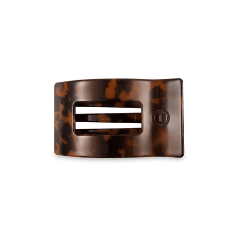 Small Flat Hair Clip - Tortoise
