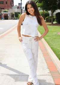 So Sweet Shell Pant - Vanilla Ice - MerciGrace BoutiqueLounge