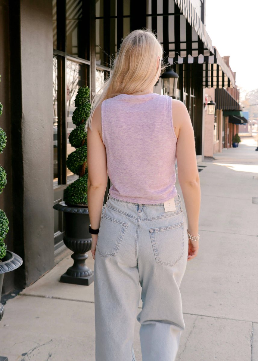 Soft Moments High Neck Tank - Lavender - MerciGrace BoutiqueTank
