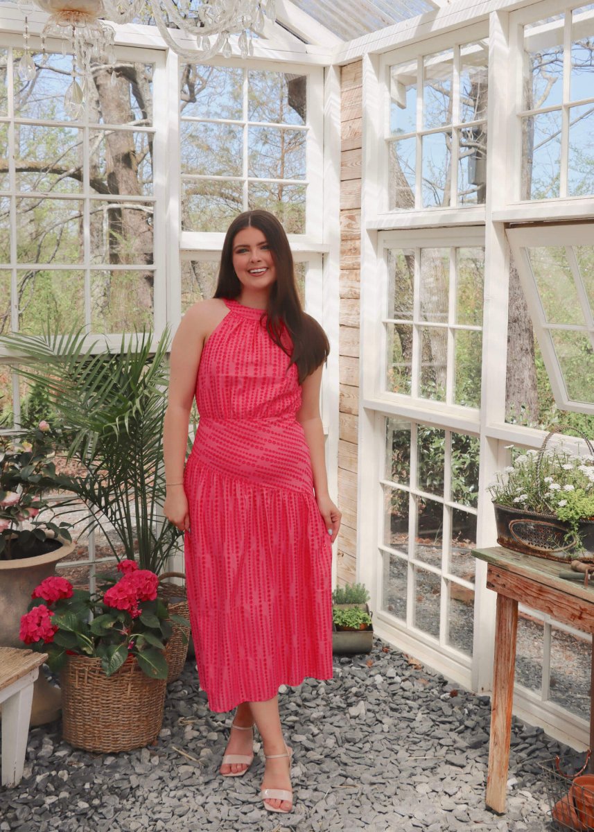 Sophie Halter Dress - Pink