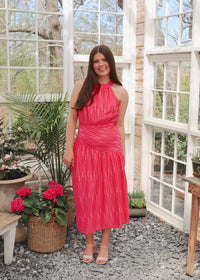 Sophie Halter Dress - Pink - MerciGrace BoutiqueDress
