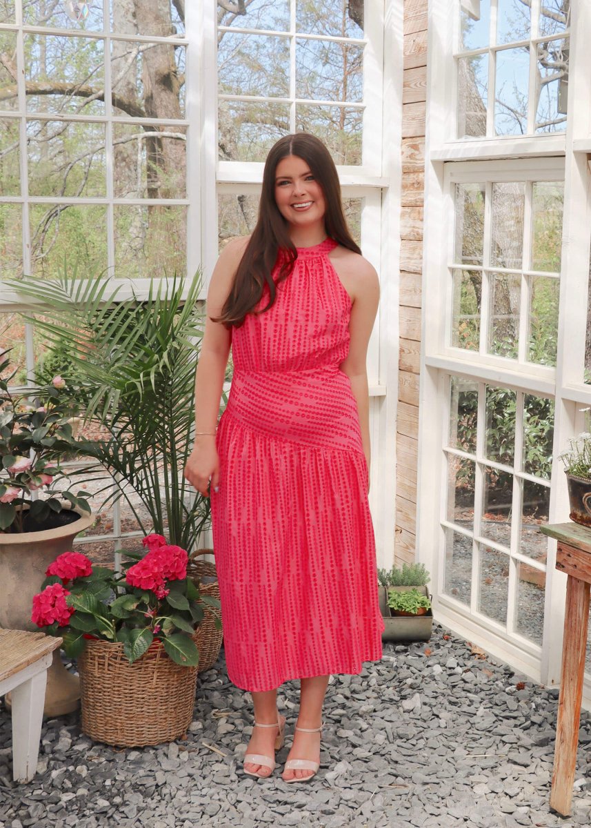 Sophie Halter Dress - Pink - MerciGrace BoutiqueDress