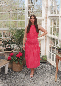 Sophie Halter Dress - Pink - MerciGrace BoutiqueDress