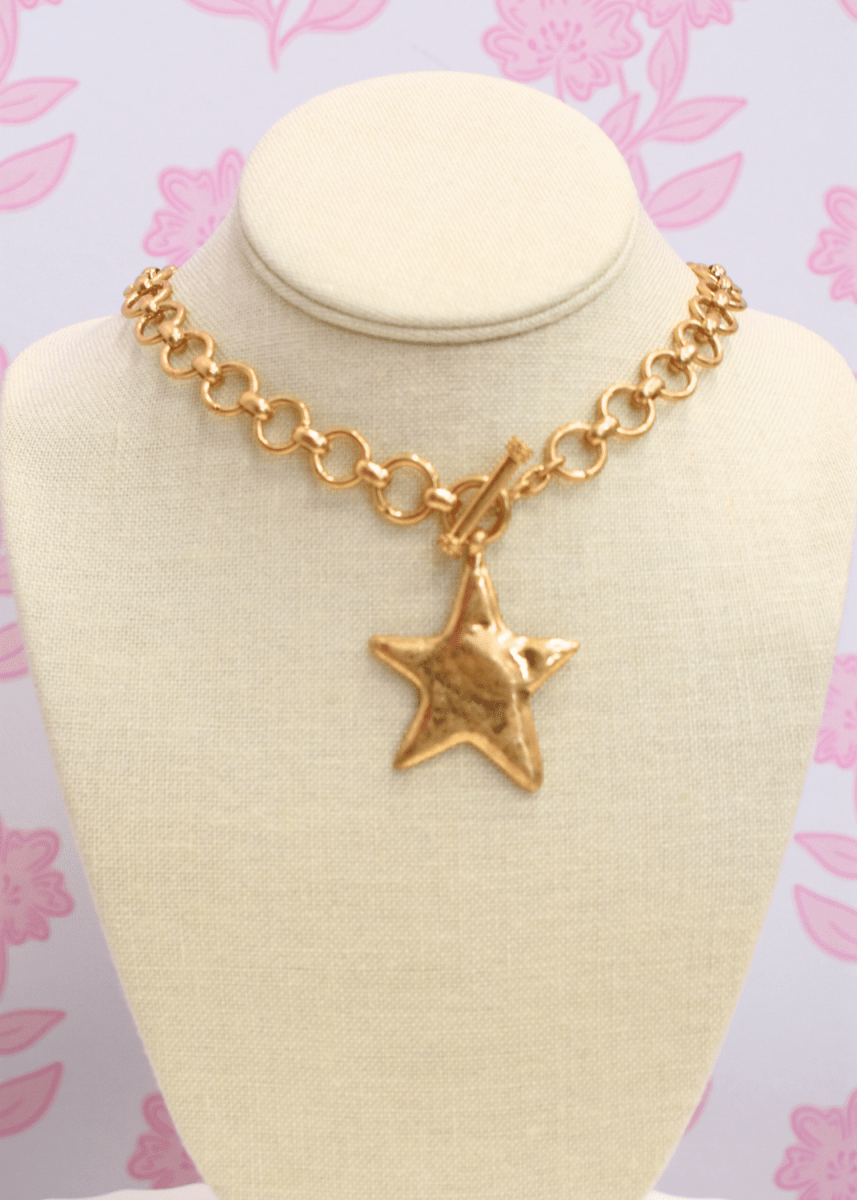 Star Necklace - Gold - MerciGrace BoutiqueNecklace