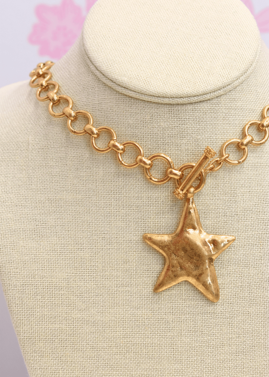 Star Necklace - Gold - MerciGrace BoutiqueNecklace