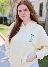 Stay Anchored Hoodie - Yellow/Multi - MerciGrace BoutiqueTop