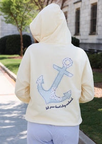 Stay Anchored Hoodie - Yellow/Multi - MerciGrace BoutiqueTop