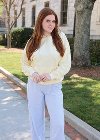 Stay Anchored Hoodie - Yellow/Multi - MerciGrace BoutiqueTop