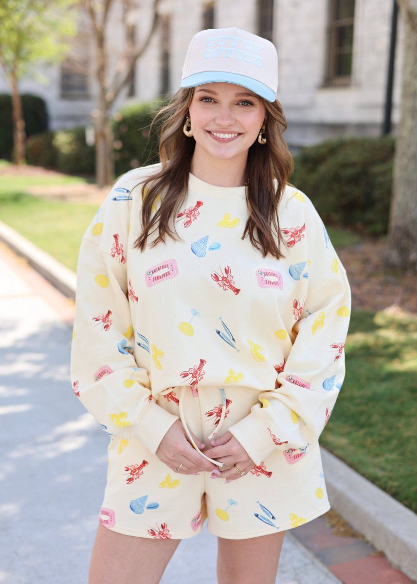 Sunny Lobster Set - Sweatshorts