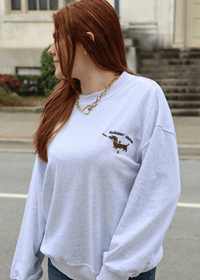 Swingin' Weenie Sweatshirt - Grey - MerciGrace BoutiqueSweatshirt