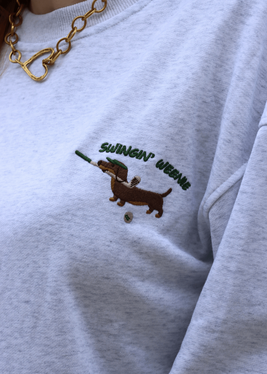 Swingin' Weenie Sweatshirt - Grey - MerciGrace BoutiqueSweatshirt