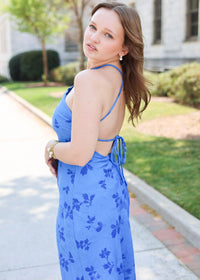 Talise Midi Dress - Blue - MerciGrace BoutiqueDress