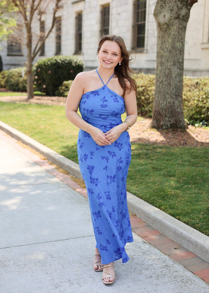 Talise Midi Dress - Blue - MerciGrace BoutiqueDress