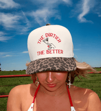 The Dirtier the Better Structured Baseball Hat - Leopard/Natural - MerciGrace BoutiqueHat