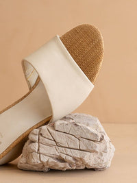 The Paloma Beige | Low Heeled Sandal - MerciGrace Boutique