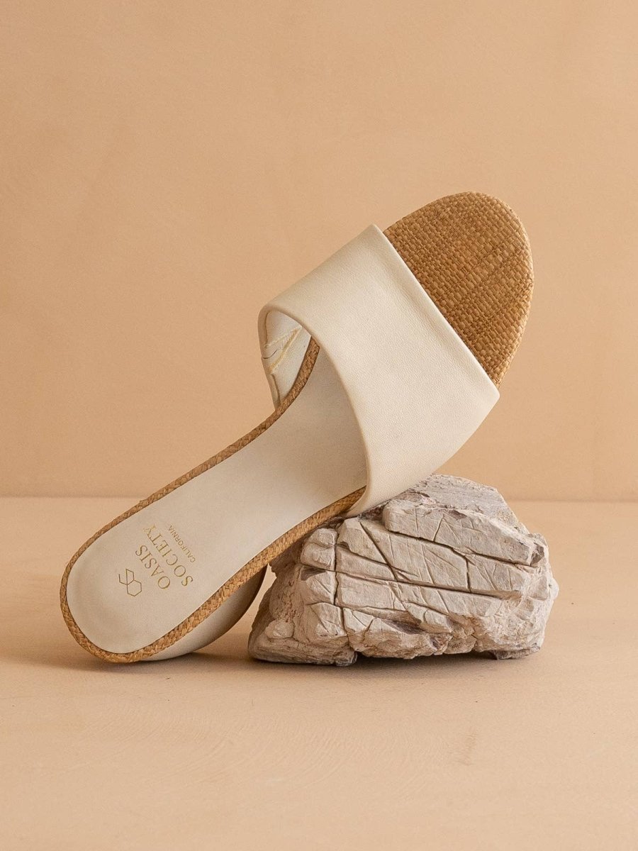 The Paloma Beige | Low Heeled Sandal - MerciGrace Boutique