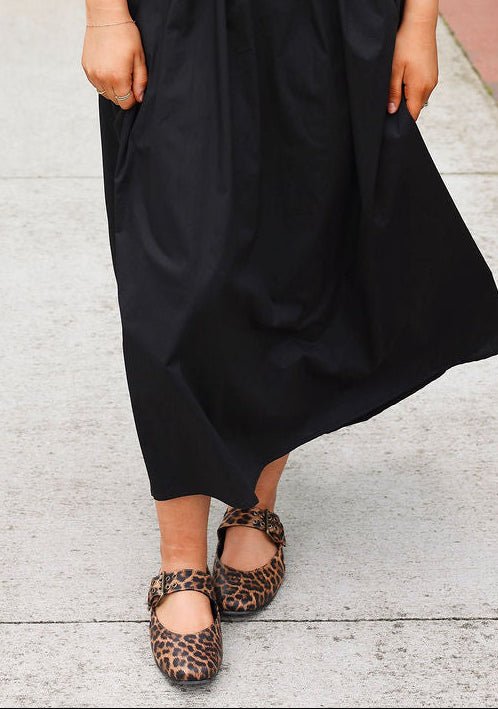 The Soho | Leopard Ballet Flat with Buckle