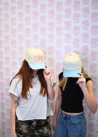 Vintage trucker hats ideal for summer travel and beach trips