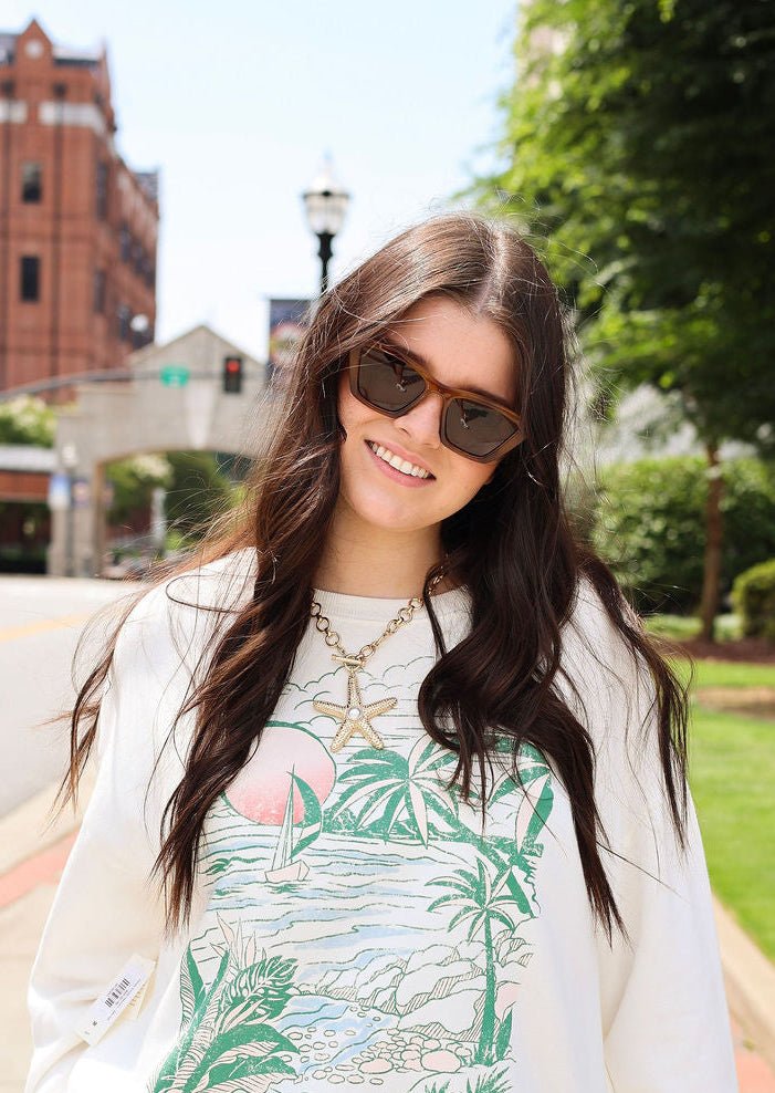 Villa Polarized Sunglasses - Brown Tortoise - MerciGrace BoutiqueAccessories