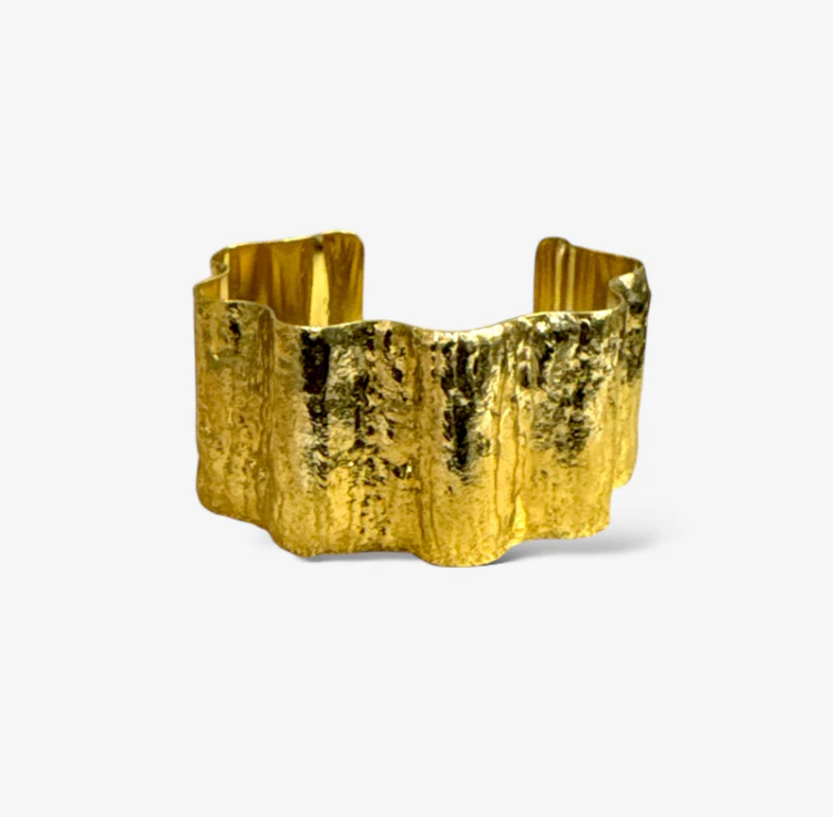 Wave Cuff - Gold
