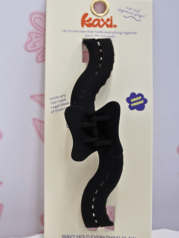 Wavy Original Hold Everything Claw - Matte Black - MerciGrace BoutiqueHair Clips
