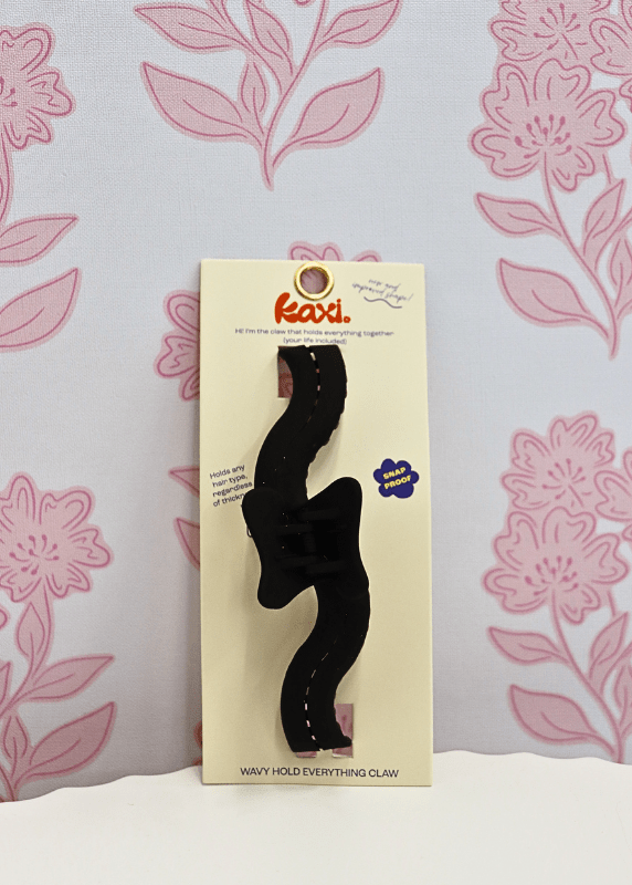 Wavy Original Hold Everything Claw - Matte Black - MerciGrace BoutiqueHair Clips