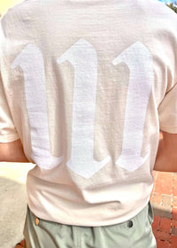 111 Angel Tee - Cream T-Shirt MerciGrace Boutique.