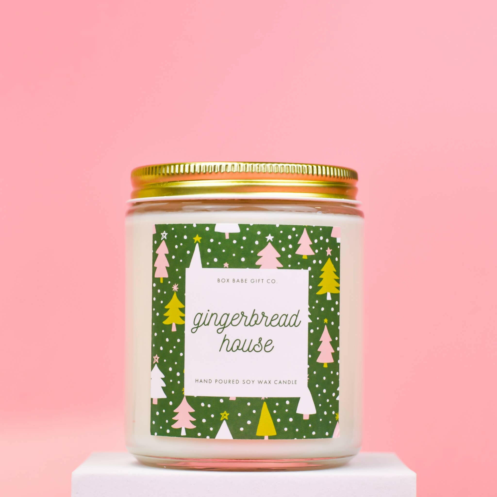 Gingerbread House Candle | Christmas Soy Candle.