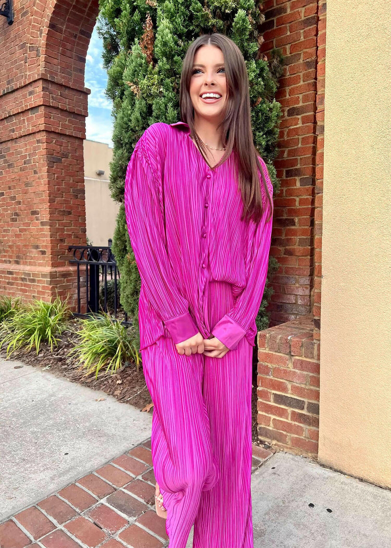Call You Later Set - Fuchsia Set MerciGrace Boutique.