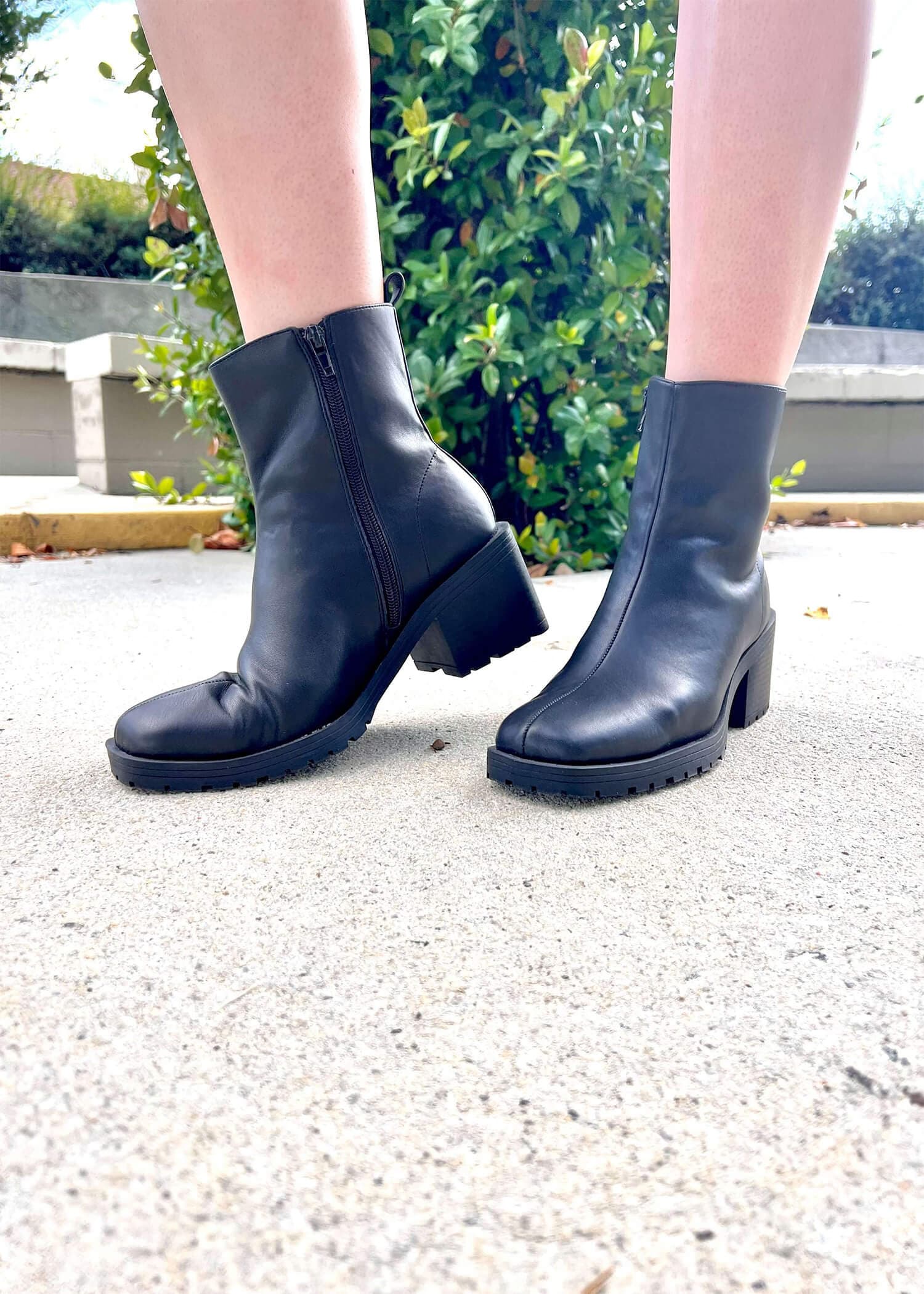 Chained To You Boots - Black Shoes MerciGrace Boutique.