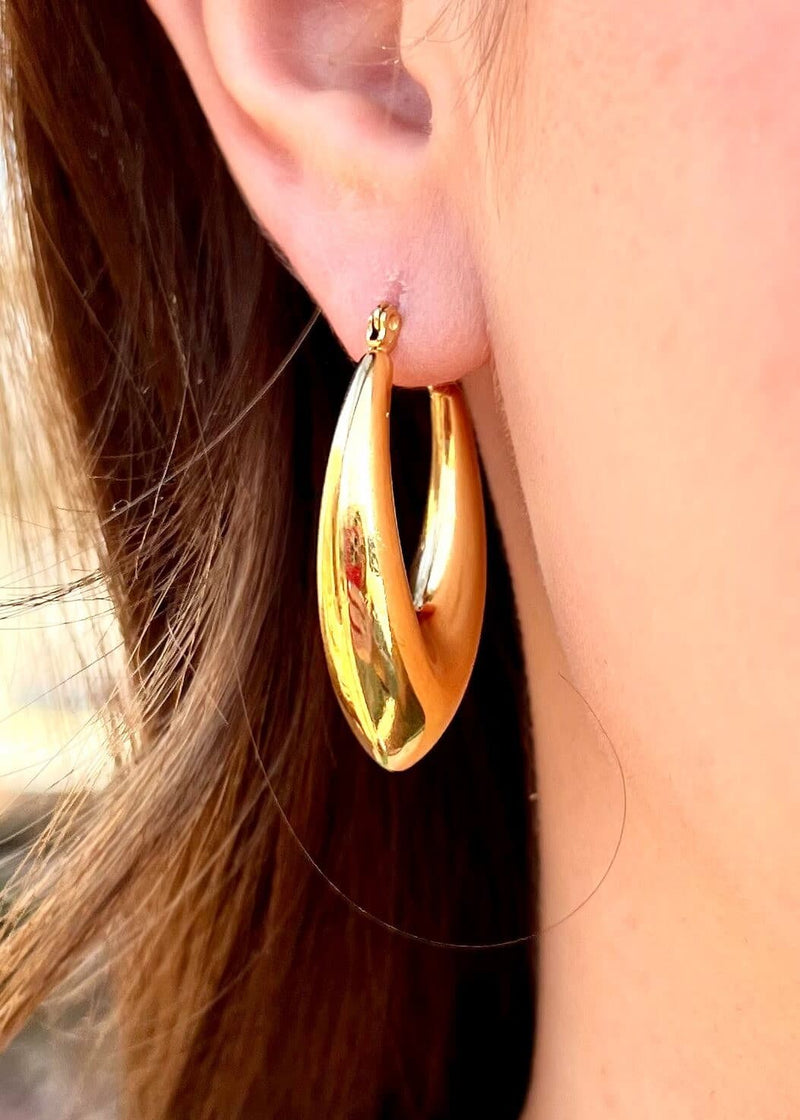 Griffin Earrings - Gold Earrings MerciGrace Boutique.