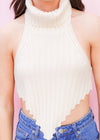 How It Should Be Knit Top - Cream Tops MerciGrace Boutique.