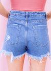 Feeling Good Denim Shorts - Medium Denim Shorts MerciGrace Boutique.