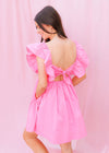 Sweet Memories Poplin Dress - Candy Pink Dresses MerciGrace Boutique.