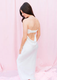 Stay Here Maxi Dress - White Dresses MerciGrace Boutique.