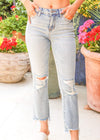 In A Moment Flare Jeans - Light Wash Jeans MerciGrace Boutique.