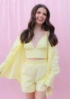 Where's The Sunshine Shorts - Yellow Shorts MerciGrace Boutique.