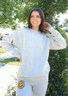 A Reminder To Smile Pullover - Heather Grey Sweatshirt MerciGrace Boutique.