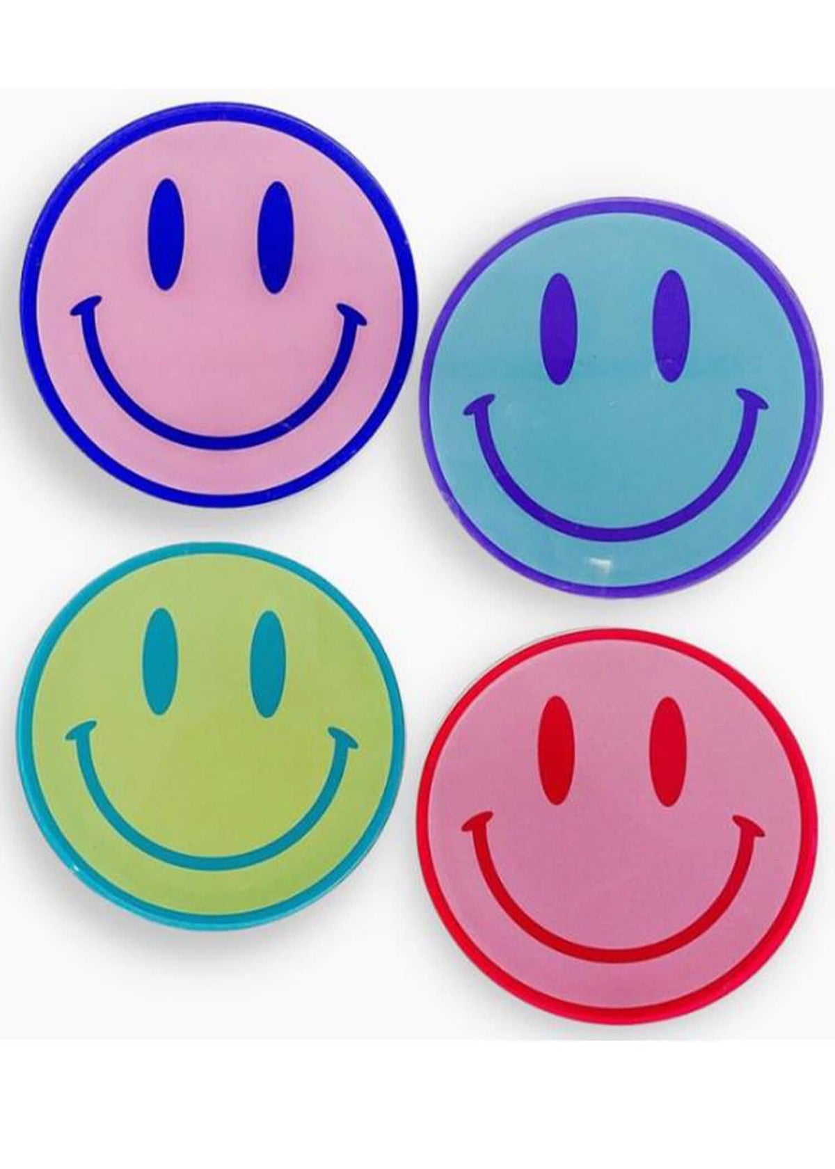 All Smiles Coasters (Set of 4) Drinkware MerciGrace Boutique.
