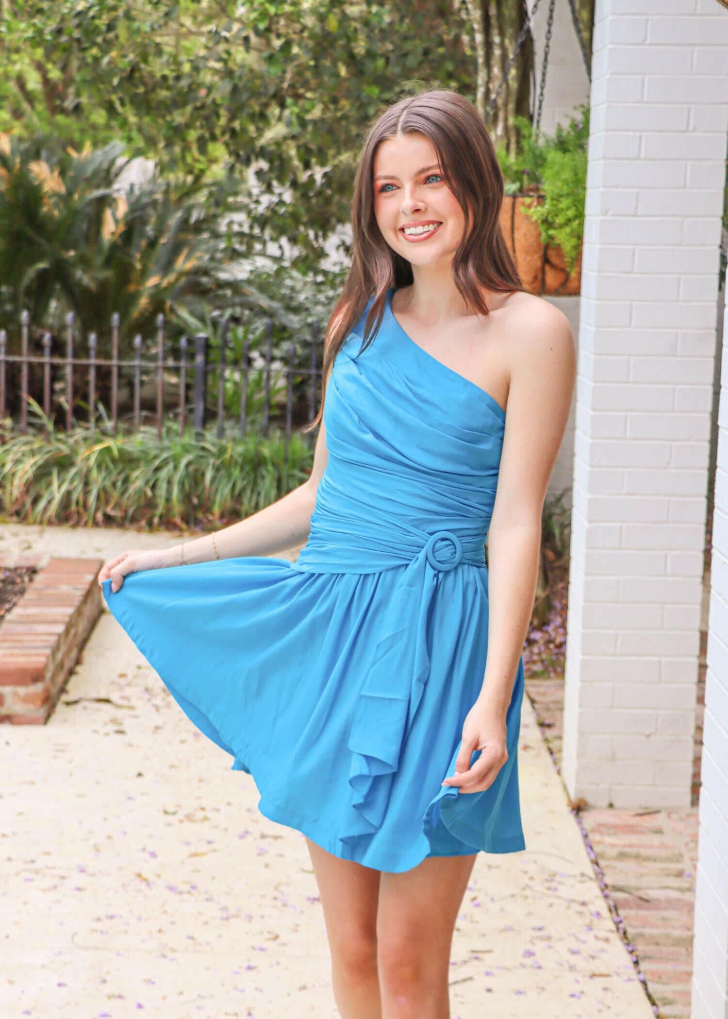 Hawaiian blue sale dress