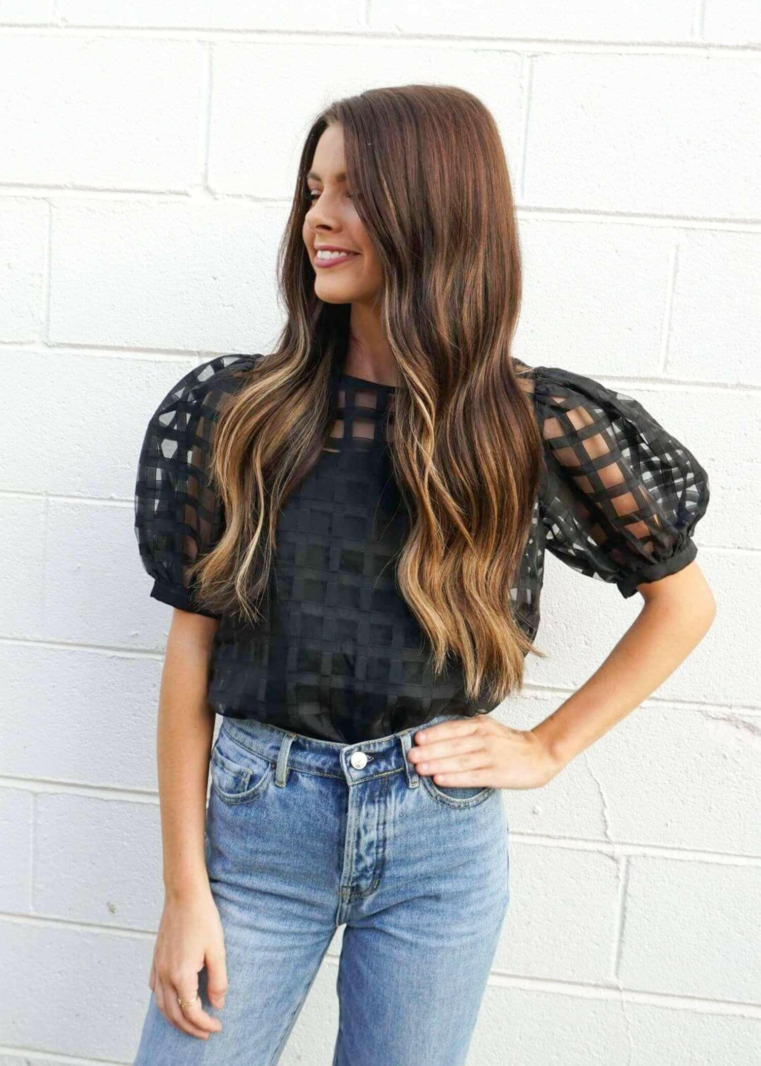Bossin’ It Top - Black Tops MerciGrace Boutique.