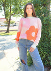 Bury Me In Florals Sweater - Rose/Multi Tops MerciGrace Boutique.