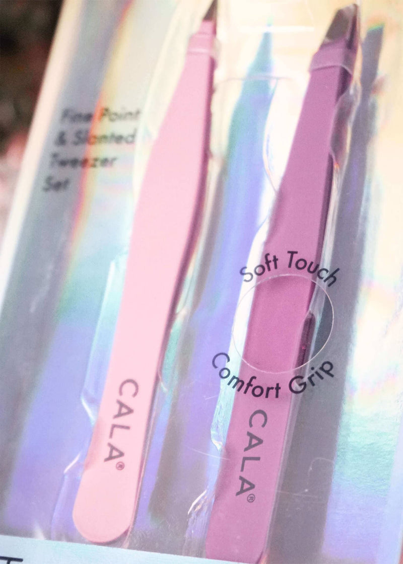 CALA Soft Touch: Tweezer Duo - Orchid Health & Beauty MerciGrace Boutique.