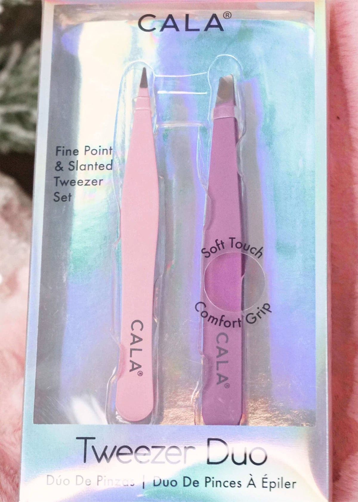 CALA Soft Touch: Tweezer Duo - Orchid Health & Beauty MerciGrace Boutique.