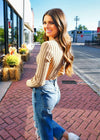 Call Me Later Top - Camel Tops MerciGrace Boutique.